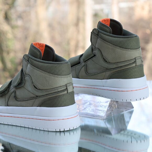 Jordan 1 Retro High Double Strap Olive Canvas - Picture 13 of 16
